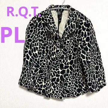 R.Q.T. 애니멀 프린트 [ PL ] 테일러드 자켓