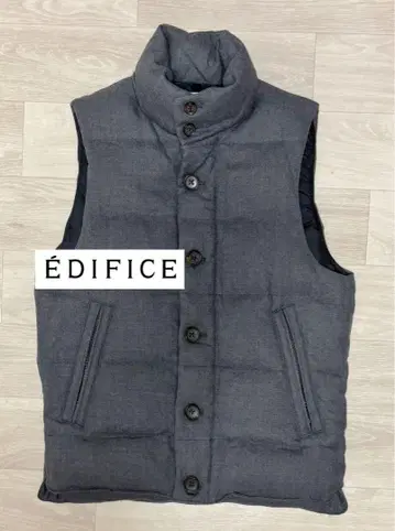EDIFICE 울 다운 베스트 (그레이 사이즈 44)