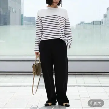 brill 속기모 스웨트 팬츠 블랙