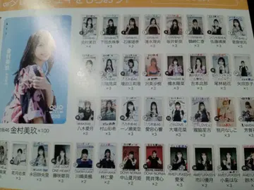 EX 다이슈 10월호 카네무라 미쿠 폴라로이드 응모권 3매
