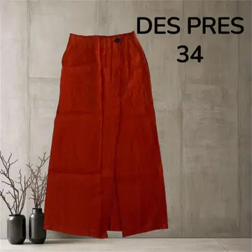 DES PRES 데프레 롱 스커트 슬릿 XS
