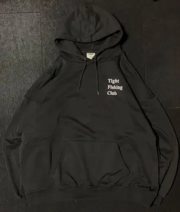TBPR Tight Fishing Club 후드티 XL 블랙