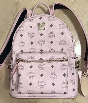 MCM 핑크 백팩