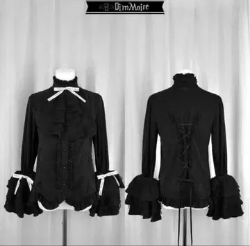 디모아르 Dimmoire 오메카시 2way 블라우스 블랙 L 사이즈