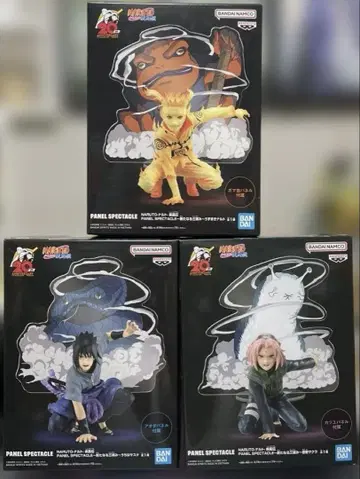 NARUTO 피규어 3체 세트 새로운 삼닌자