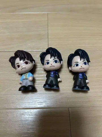 음악 테마 미니어처 피규어 3체 세트