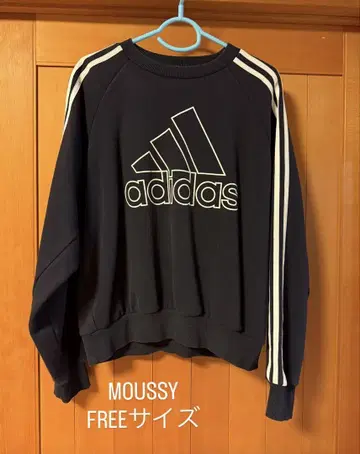 adidas MOUSSY 콜라보 FREE 사이즈 네이비