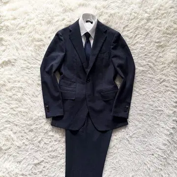 [컨디션 최상] 링 재킷 마이스터 네이비 울 수트 44