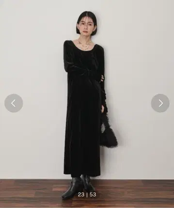 벨로아 롱 원피스