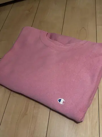 80s 챔피온 리버스 위브 핑크 XL 페이드 레어 컬러