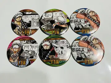 원피스 ONEPIECE 캔 배지 6개 세트