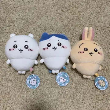 치이카와 (먼작귀) 말랑말랑 봉제 인형 S 사이즈 3종 세트