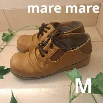 mare mare 브라운 가죽 컴포트 슈즈 로퍼 끈 포함 M