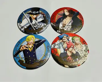 원피스 ONEPIECE 캔 배지 4개 세트