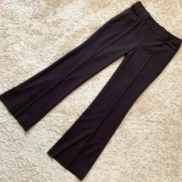 22 OCTOBRE 부츠컷 슬랙스 38 블랙 스트레치