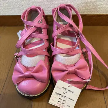Angelic Pretty 핑크 리본 펌프스