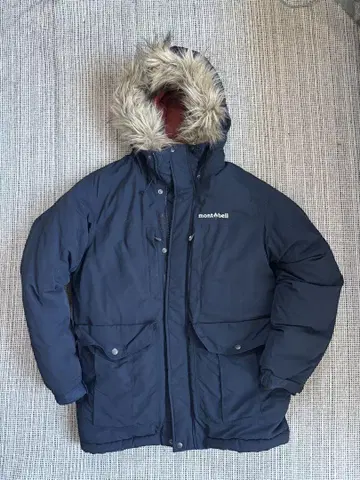 몽벨 다운 자켓 네이비 S 새상품급! montbell