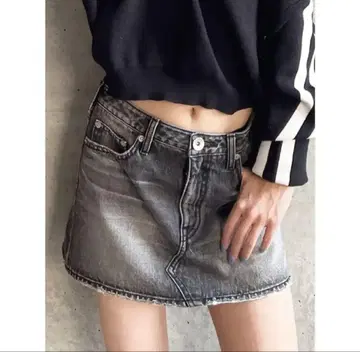 GYDA 빈티지 데님 스커트 라이크 숏팬츠