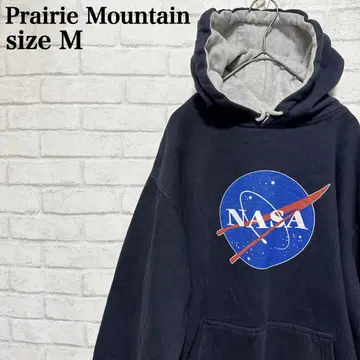 NASA 초레어 벡터 로고 후드티 M Prairie Mountain