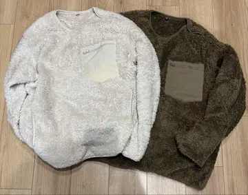 UNIQLO 퍼리 플리스 풀오버 MEN XL 2벌 세트