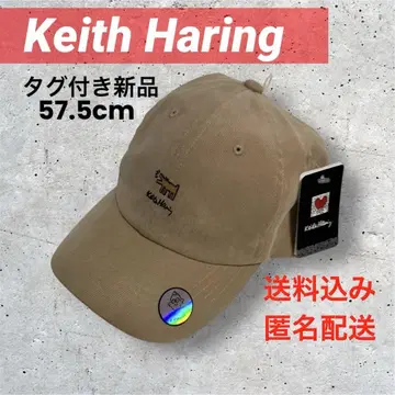 [ 새상품 ] 키스 해링 한국 모자 로우캡 Keith Haring 자수