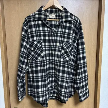 50sChippewa 체크 무늬 울 셔츠
