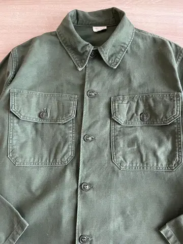60s US ARMY BDU SHIRT 코튼 빈티지 구제 의류