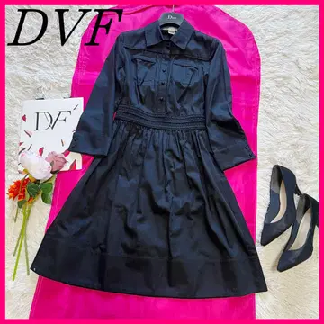 [ 새상품급 ] DIANEvonFURSTENBERG 셔츠 원피스 블랙 0