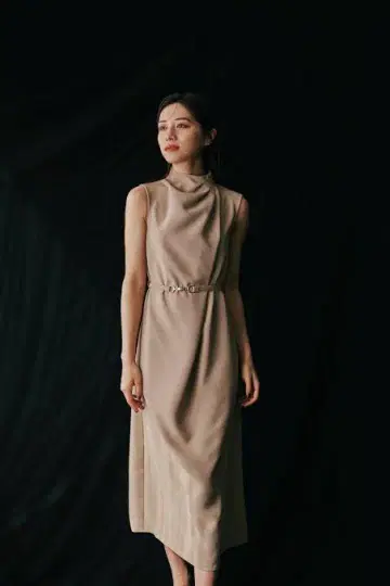 laubeblanc Belted Drape Dress M