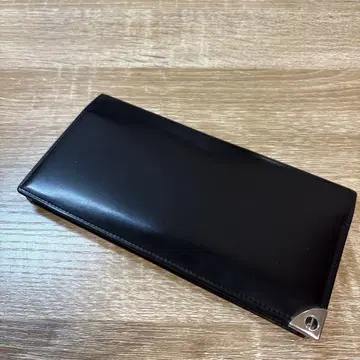 dunhill 블랙 가죽 장지갑