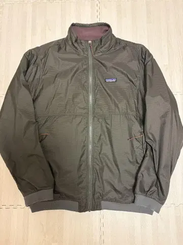 Patagonia 리버서블 쉘드 마이크로디니 자켓 올리브 L