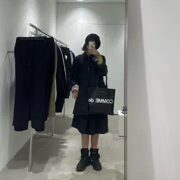 00's nylon single half coat