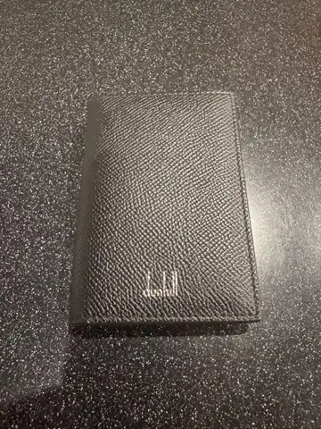 dunhill 블랙 가죽 명함지갑 카드 케이스