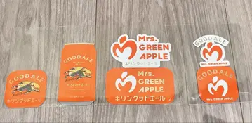 Mrs. GREEN APPLE 기린굿에일 스티커 컴플리트