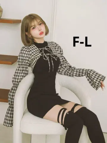 Darich 셔링 볼레로 미니 원피스 BLK FL