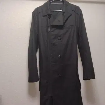 G-STAR RAW 블랙 트렌치코트