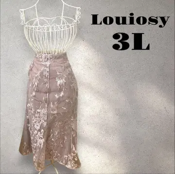 Louiosy 루오시 자수 시어 머메이드 스커트