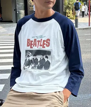 BEATLES American Tour 1964 7부 소매 티셔츠