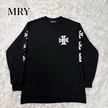 MRV MRV by Mr.vibes 롱티 블랙 롱티 아이언 크로스