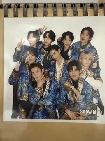 Snow Man 사각 미니 사진 8장 세트