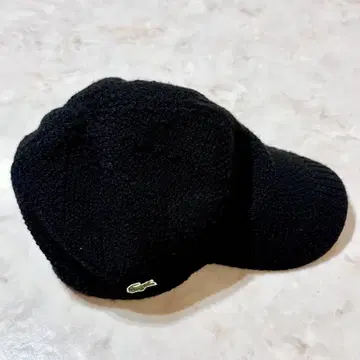 라코스테 블랙 니트 캡