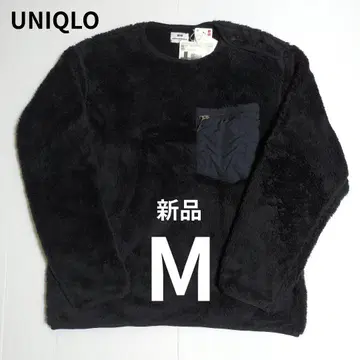 새상품 유니클로 플리스 풀오버 블랙 M 엔지니어드 가먼츠