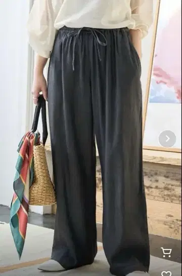 [ FREAK'S STORE ] 레이온 데님 이지 팬츠
