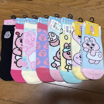 빤쮸토끼 카와이소니 양말 세트 8켤레