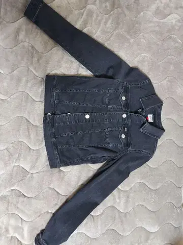 TOMMY JEANS 다크 그레이 데님 자켓 S 사이즈