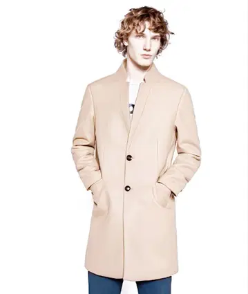 ZARA 체스터 코트 베이지