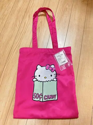 헬로키티전 토트백 핑크