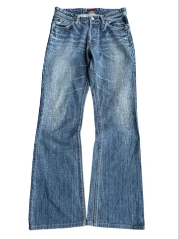 faded classic flare jeans