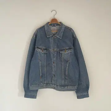 빈티지 90s EDWIN 라이트 블루 데님 자켓
