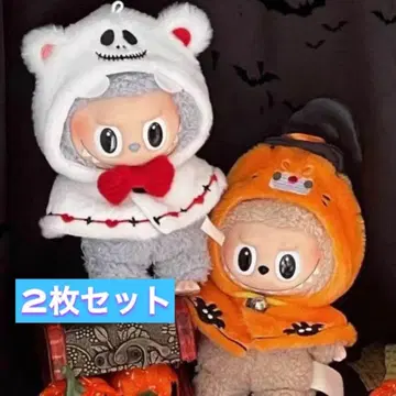라부부 LABUBU Labubu 의류 할로윈 호박 2개 세트